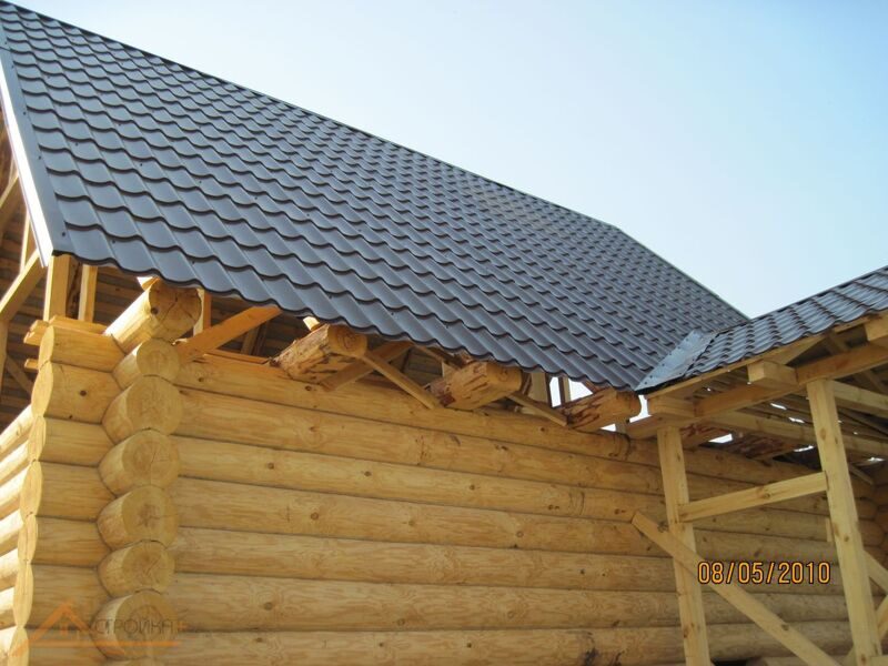 Строительство дома из бревна 30